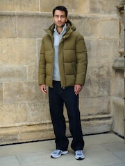 Green Thermogen Shower Resistant Puffer Jacket - Image 2 of 14