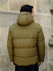 Green Thermogen Shower Resistant Puffer Jacket - Image 3 of 14
