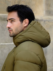 Green Thermogen Shower Resistant Puffer Jacket - Image 4 of 14