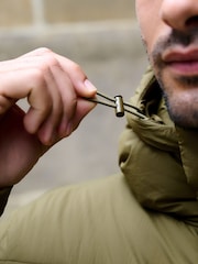 Green Thermogen Shower Resistant Puffer Jacket - Image 7 of 14