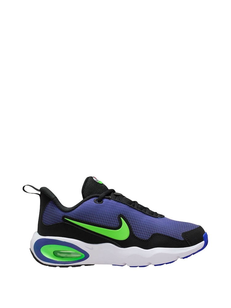 Nike Racer Blue and Green Strike Youth Air Max Nova Trainers - Image 1 of 4 Nike Racer Blue and Green Strike Youth Air Max Nova Trainers - Image 1 of 4