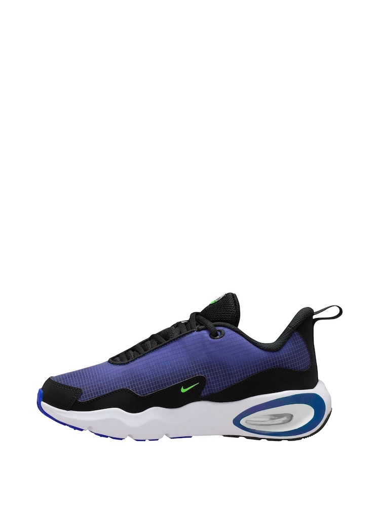Nike Racer Blue and Green Strike Youth Air Max Nova Trainers - Image 2 of 4 Nike Racer Blue and Green Strike Youth Air Max Nova Trainers - Image 2 of 4