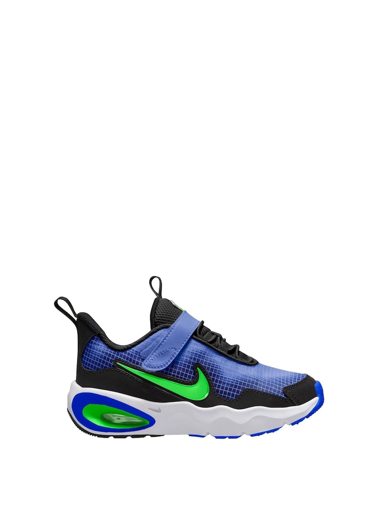 Nike Racer Blue and Green Strike Junior Air Max Nova Trainers - Image 1 of 4 Nike Racer Blue and Green Strike Junior Air Max Nova Trainers - Image 1 of 4