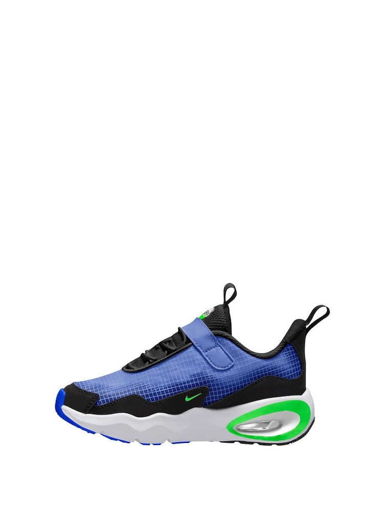 Nike Racer Blue and Green Strike Junior Air Max Nova Trainers - Image 2 of 4 Nike Racer Blue and Green Strike Junior Air Max Nova Trainers - Image 2 of 4