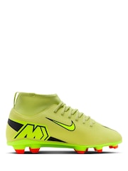 Nike Green Mercurial Superfly 10 Club Multi Ground High Football Boots - Image 3 of 11
