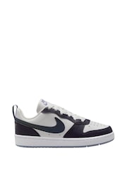 Nike Black Youth Court Borough Low Trainers - Image 1 of 4