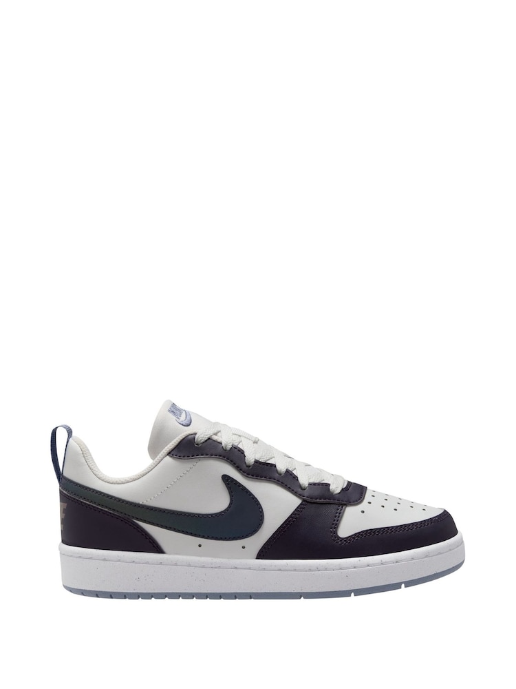 Nike Black Youth Court Borough Low Trainers - Image 1 of 4