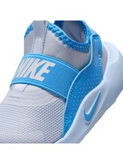 Nike Grey/Blue Infant Flex Runner 4 Trainers - Image 8 of 8