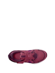 Nike Red Bordeaux and Pink Beet Junior Cosmic Running Trainers - Image 3 of 4