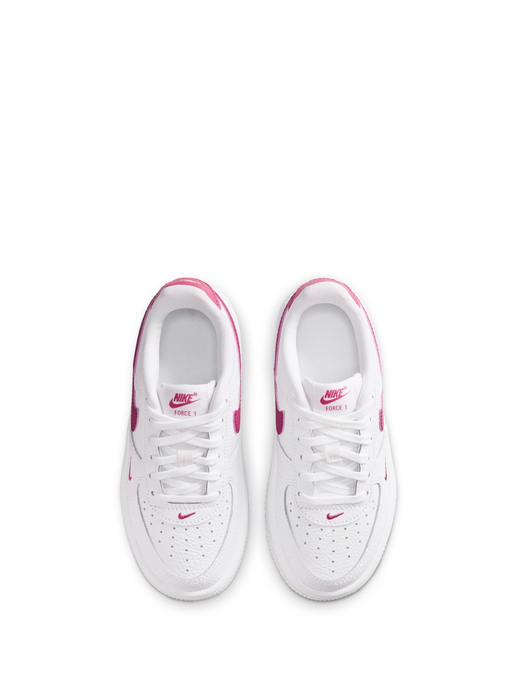 junior white and pink air force 1