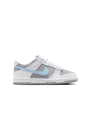 Nike White Youth Dunk Low Trainers - Image 1 of 10