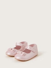 Monsoon Baby Shimmer Bow Walker Shoes - Imagen 1 de 3