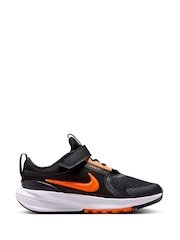 Nike Black Orange Junior Star Runner 5 Trainers - Image 1 of 10