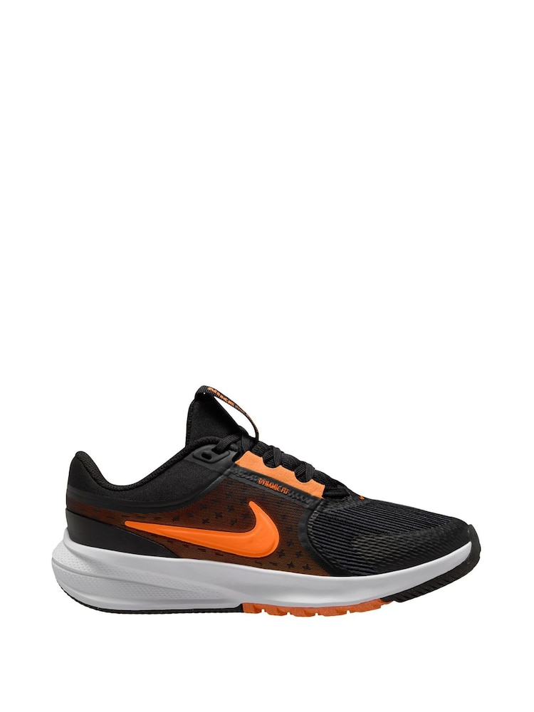 Nike Black Orange Youth Star Runner 5 Trainers - Image 1 of 4