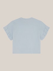 Monsoon The Bright Side Frill 100% Cotton T-Shirt - صورة 3 من 3