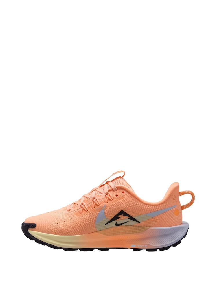 Nike Orange Ghost Youth Pegasus Trail 5 Running Trainers - Image 2 of 4 Nike Orange Ghost Youth Pegasus Trail 5 Running Trainers - Image 2 of 4