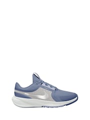 Nike Blue Indigo and Silver Youth Star Runner 5 Trainers - Image 1 of 4