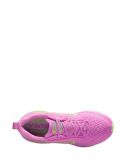 Nike Pink and Volt Vomero 18 Road Running Trainers - Image 3 of 4