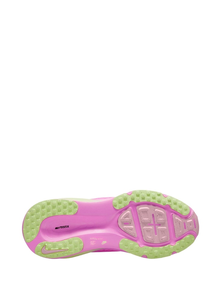 Nike Pink and Volt Vomero 18 Road Running Trainers - Image 4 of 4 Nike Pink and Volt Vomero 18 Road Running Trainers - Image 4 of 4