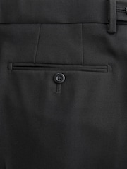 Black Relaxed Fit Smart N.Premium Pleated Trousers - Image 10 of 10