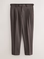 Brun - Pantalon plissé Smart N.Premium coupe décontractée - Image 7 sur 12