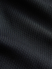 Black Tailored Fit Tape Detail Textured Tuxedo Trousers - Image 3 of 5