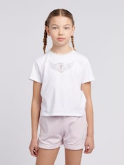 Juicy Couture White 100% Cotton Girls Angel T-Shirt - Image 1 of 7