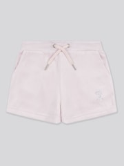 Juicy Couture Purple Girls Velour Fold Up Shorts - Image 5 of 7
