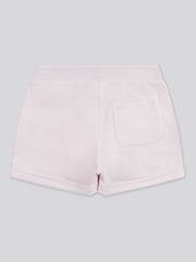 Juicy Couture Purple Girls Velour Fold Up Shorts - Image 6 of 7