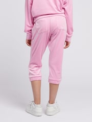 Juicy Couture Pink Girls Capri Length Slim Joggers - Image 3 of 4