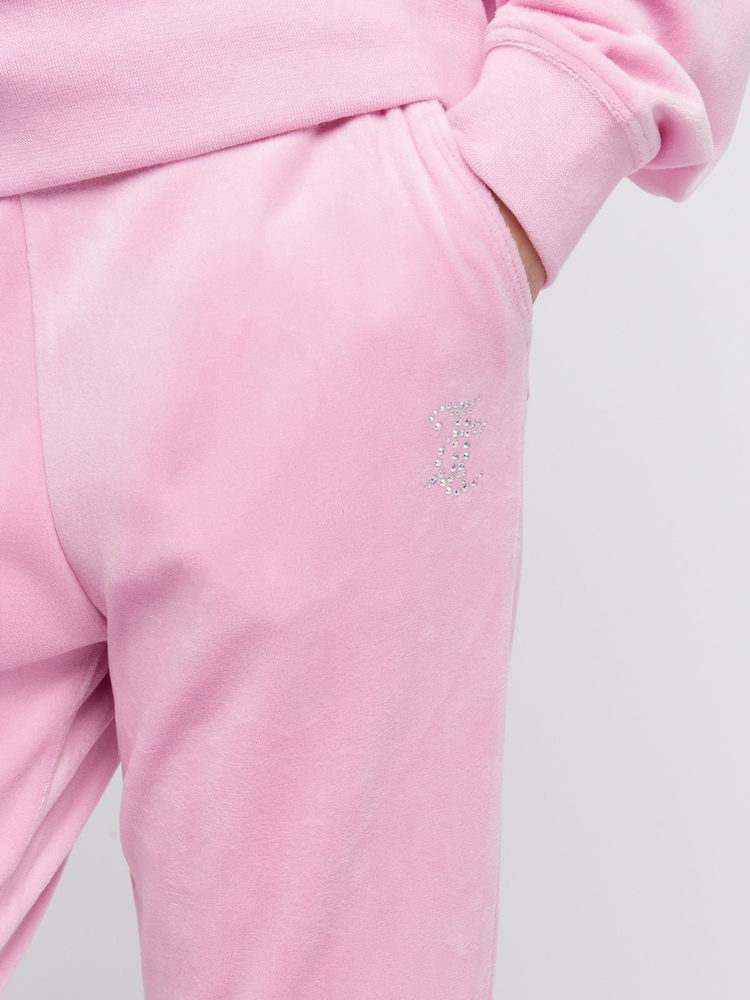 Pink - Juicy Couture Mädchen Capri-Länge Slim-Fit Jogginghosen - Bild 4 von 4 Pink - Juicy Couture Mädchen Capri-Länge Slim-Fit Jogginghosen - Bild 4 von 4