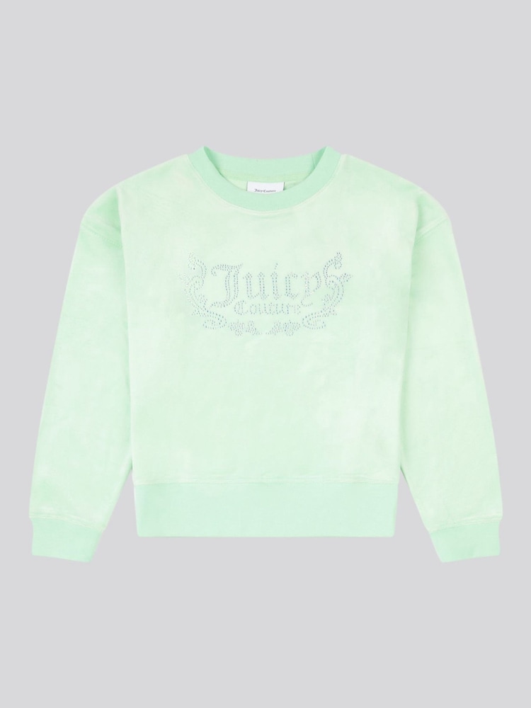Groen - Juicy Couture Girls Crew Neck Sweatshirt - Image 5 of 7