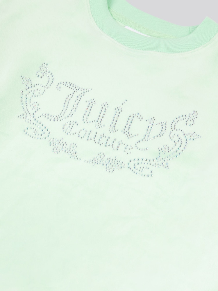Groen - Juicy Couture Girls Crew Neck Sweatshirt - Image 7 of 7