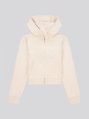 Juicy Couture Pink Bolt Girls Tonal Velour Zip Up Hoodie - Image 5 of 7
