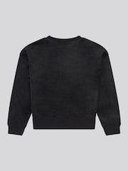 Negro - Juicy Couture Girls Crew Neck Sweatshirt - Imagen 6 de 7