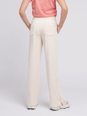 Juicy Couture Cream Girls Velour Straight Leg Joggers - Image 3 of 9