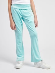 Juicy Couture Blue Girls Fold Over Waist Joggers - Image 1 of 1