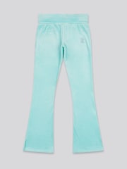 Juicy Couture Blue Girls Fold Over Waist Joggers - Image 7 of 10