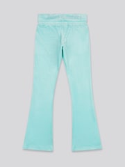 Juicy Couture Blue Girls Fold Over Waist Joggers - Image 8 of 10