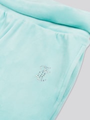 Juicy Couture Blue Girls Fold Over Waist Joggers - Image 9 of 10