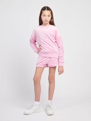 Juicy Couture Pink Girls Crew Neck Sweatshirt - Image 3 of 8