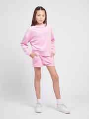 Juicy Couture Pink Girls Crew Neck Sweatshirt - Image 4 of 8