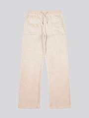 Juicy Couture Cream chrome Tonal Wide Leg Trousers - Image 1 of 3