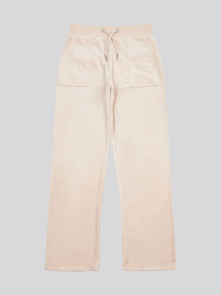 Juicy Couture Cream chrome Tonal Wide Leg Trousers - Image 1 of 3