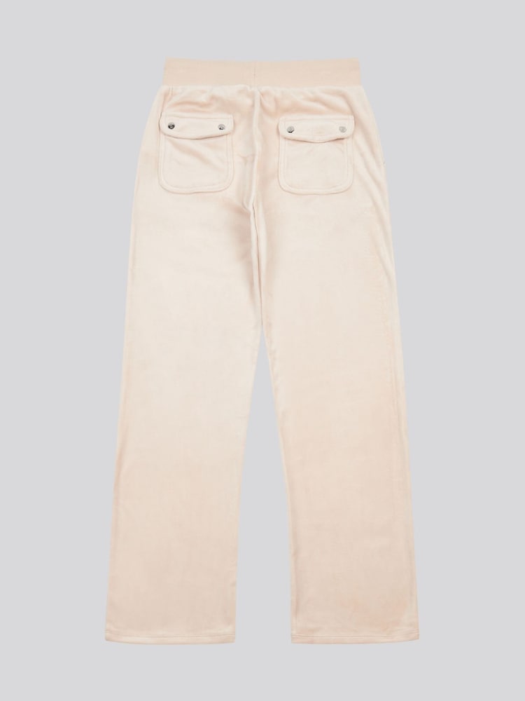 Juicy Couture Cream chrome Tonal Wide Leg Trousers - Image 2 of 3