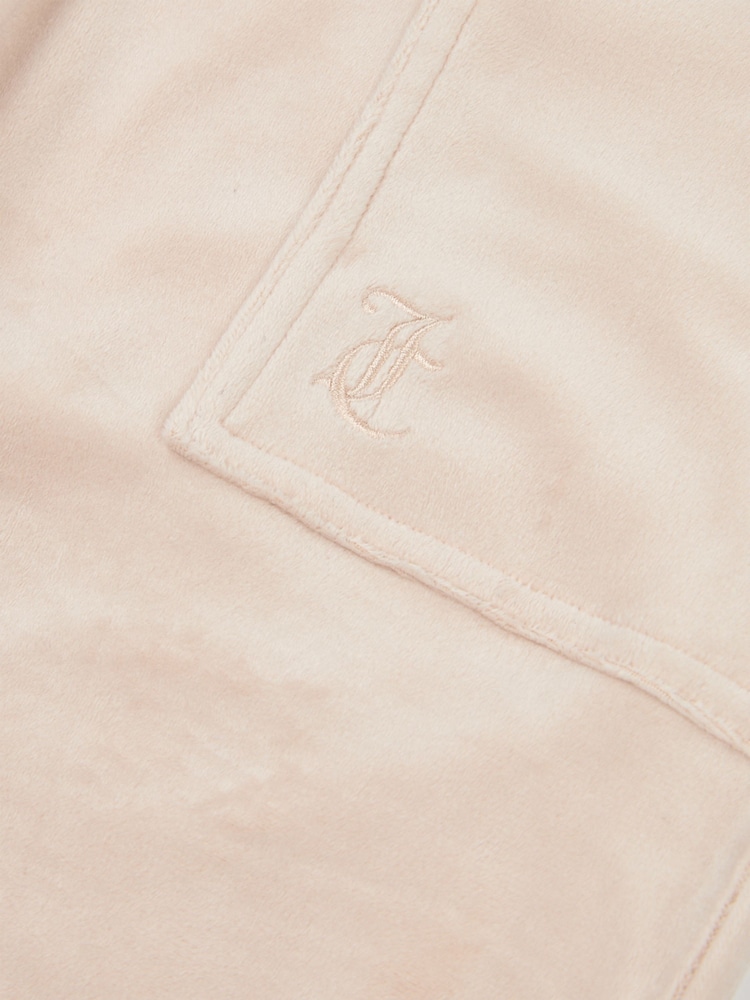 Juicy Couture Cream chrome Tonal Wide Leg Trousers - Image 3 of 3