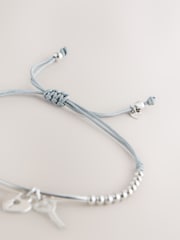 Sterlingsilber - Lock and Key Beaded Pully Bracelet - Bild 5 von 5