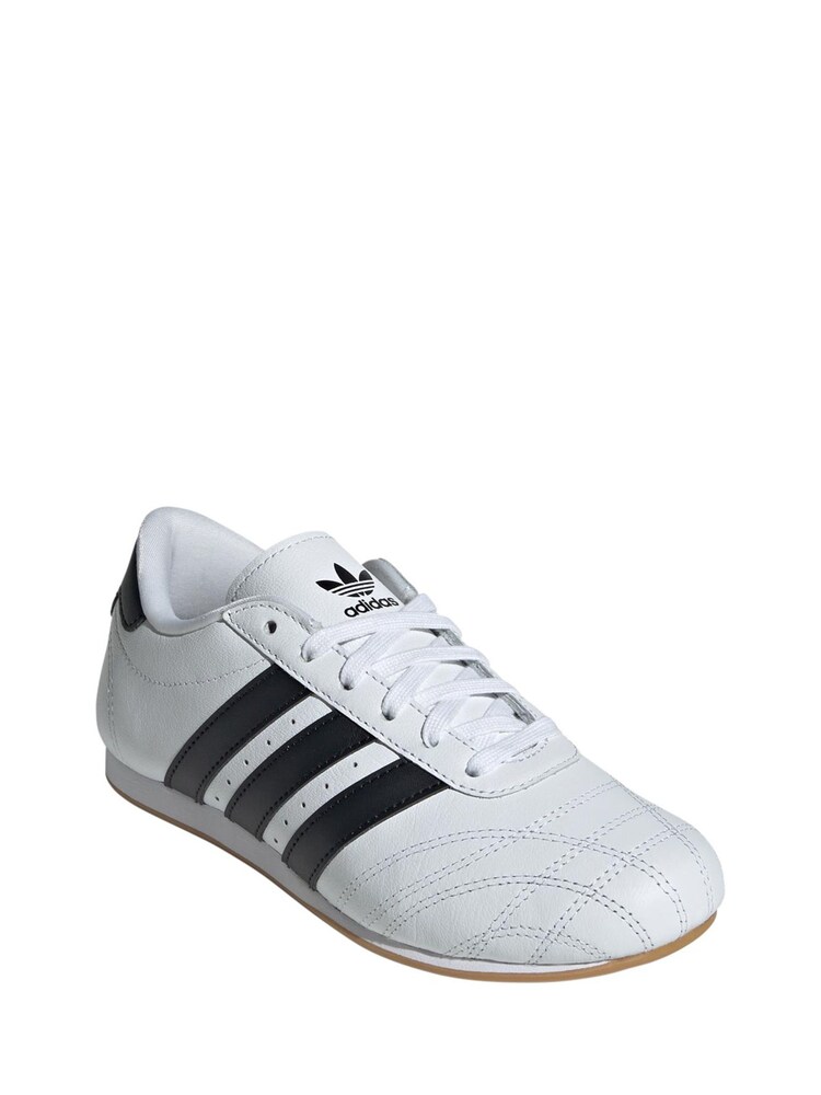 adidas Originals White/Black Taekwondo Trainers - Image 3 of 8
