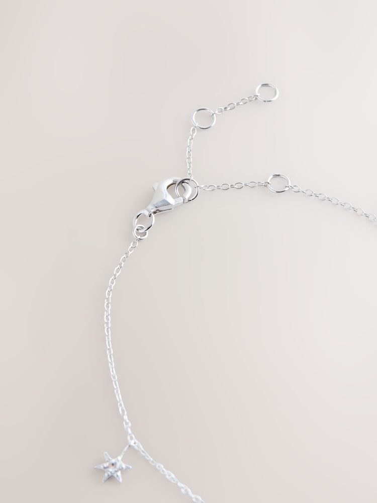 Sterling Silver Dainty Star Bracelet - Image 3 of 3