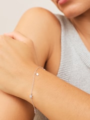 Sterlingsilber - Dainty Star Bracelet - Bild 4 von 5